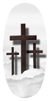 DASOV 106 WT Three Crosses (Clouds) White